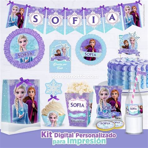 kit imprimible de frozen.